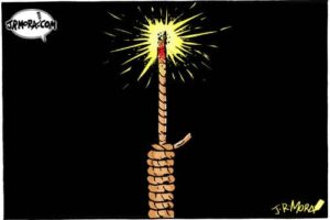 Sadam falló la última letra... ¡AHORCADO!