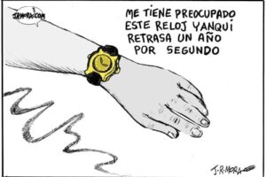 Primeras declaraciones de la persona que robó el reloj a Bush