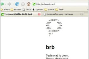 Technorati, los grandes también se caen