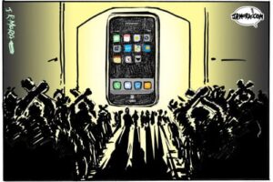 Iphone, el 2007 de Orwell