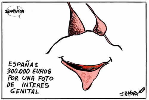 Letizia en bikini. Que viva España