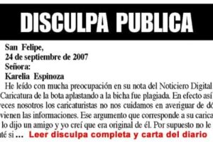 Julio Parra admite el plagio a Karelia y se disculpa