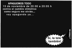 Cinco minutos de apagón, luces...¡Acción!