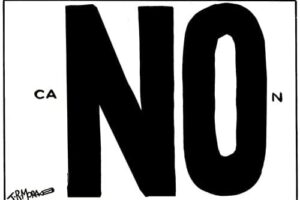 No nos queda otra que decir NO