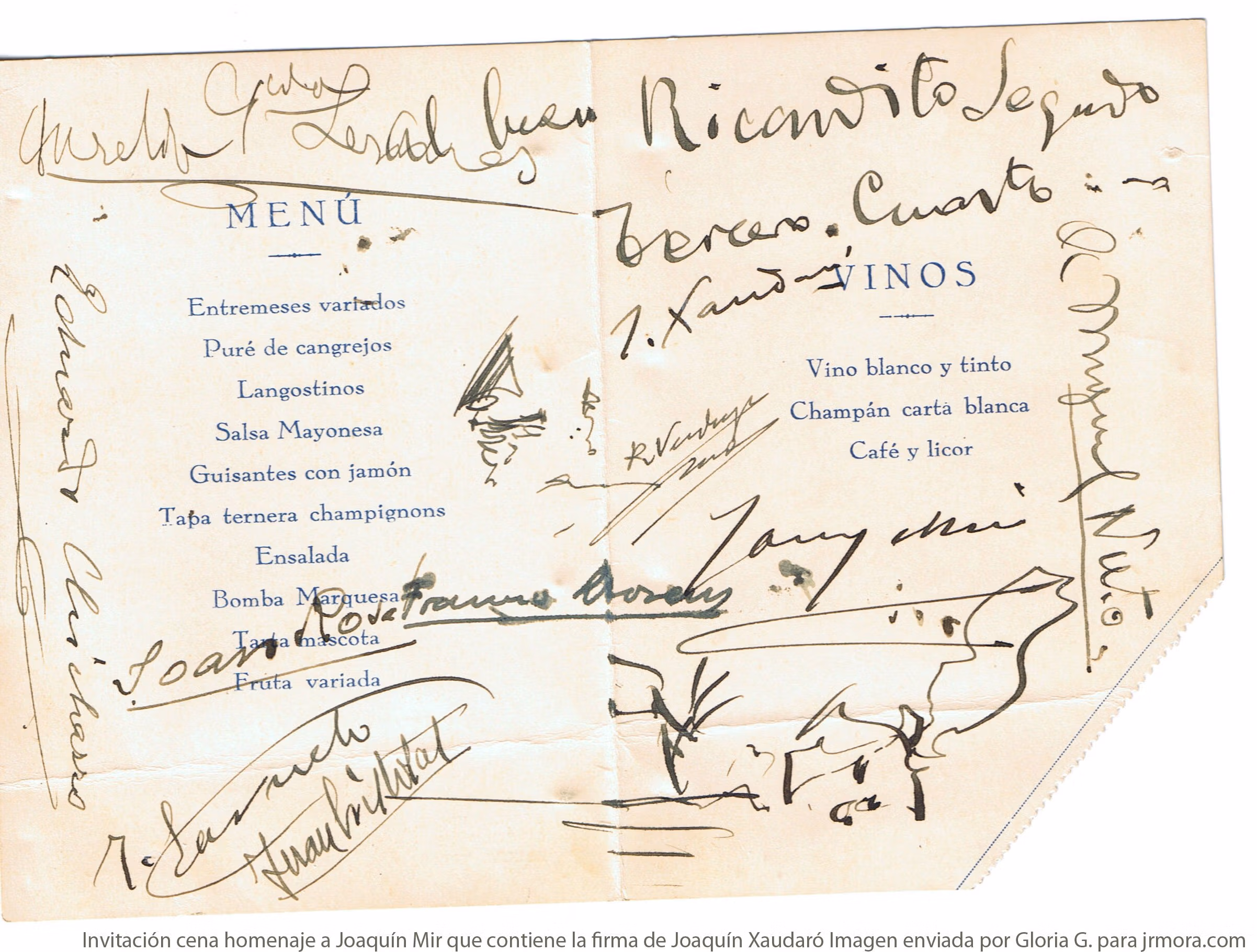 firmas-xaudaro Recordando a Joaquín Xaudaró