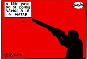 "¡Qué pasa, qué pasa, que no tenemos caza!"