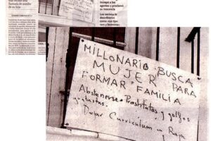 "Millonario busca mujer para formar familia. Dejar currículum en raja"