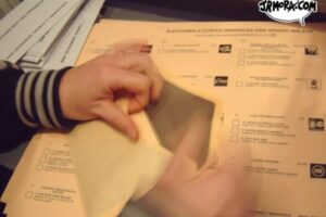 Primeras estimaciones de voto en mi casa