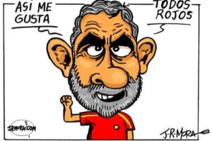 Hoy, todos rojos