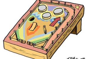 Pinball casero con pinzas, fabricando juguetes IV