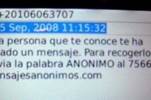 Mensaje para el estafador que hay detrás del 7566