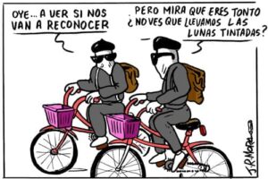 Las bicicletas no son para el control
