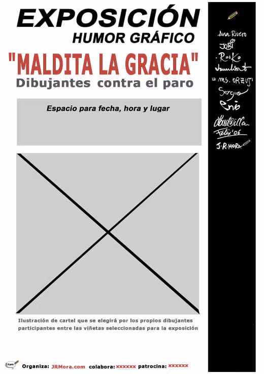 cartel-maldita-la-gracia Expo 7