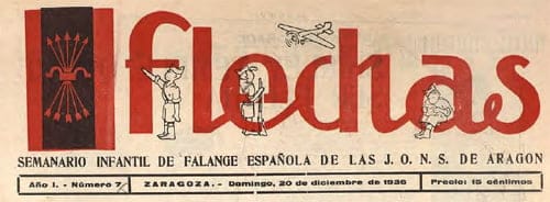 flechas Tebeos de la Guerra Civil Española, Niños y Propaganda 1936-1939