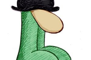 Un sí señor con las patas verdes