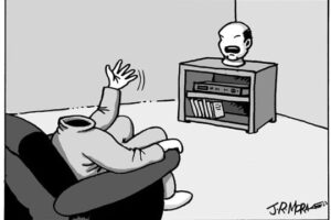 Hablando a la tele