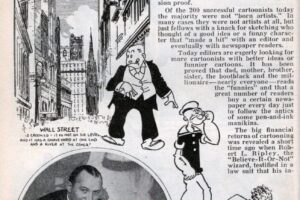 8 Millionen Dollar für das Zeichnen von Cartoons, 1933