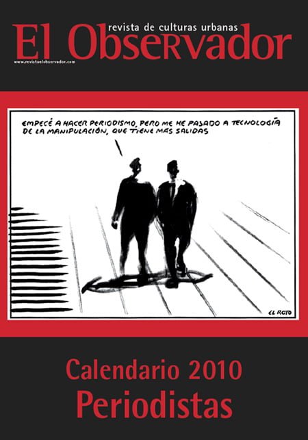 Calendario 2010, periodistas