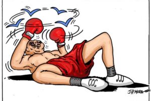 La izquierda noqueada