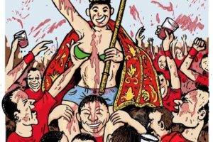 Santos, vino, tetas y toros