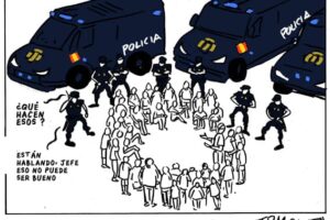 El círculo azul