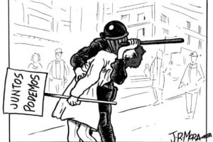 Manifestación de funcionarios