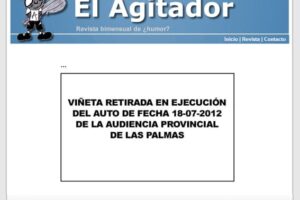 La Audiencia Provincial de Las Palmas confirma la condena a El Agitador por una viñeta sobre el fiscal Pallarés