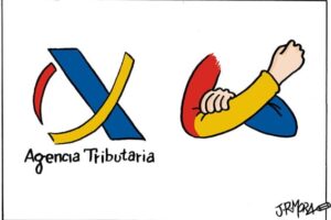 Evolución del logotipo de Hacienda