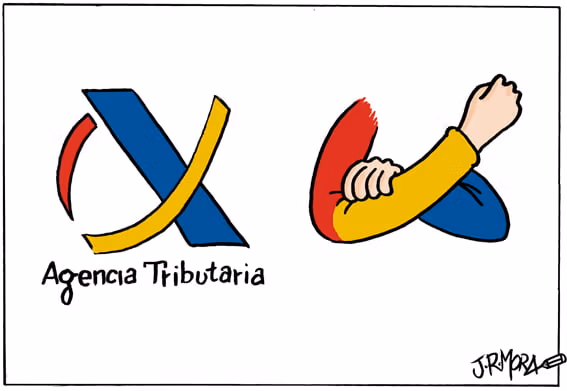 Evolución del logotipo de Hacienda