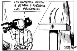 Periodista rumano pregunta a Rajoy si va a comparecer por el caso Bárcenas