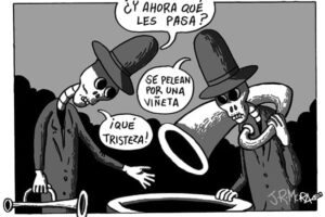 Cartoons and torches