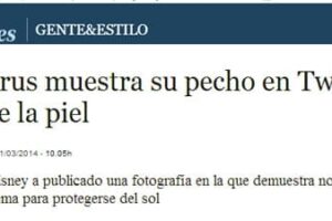 Miley Cyrus enseña tó lo colorao