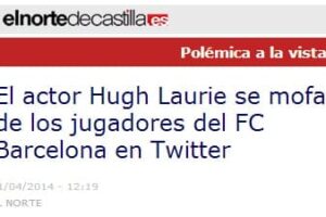 Una persona escribe un tuit