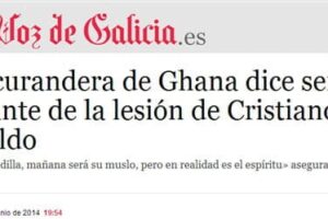 Una curandera asegura ser la causante de la crisis del periodismo