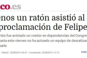 Debajo un borbón había un ratón