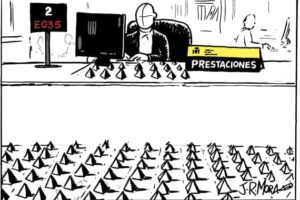 Las oficinas de empleo decoradas por Juan Rosell