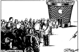 Colas para comprar un teléfono