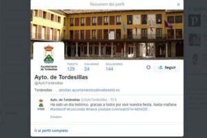 Sobre la cuenta @AytoTordesillas