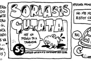 El trabajo hace 15 años, viñetas de Pepe Farruqo