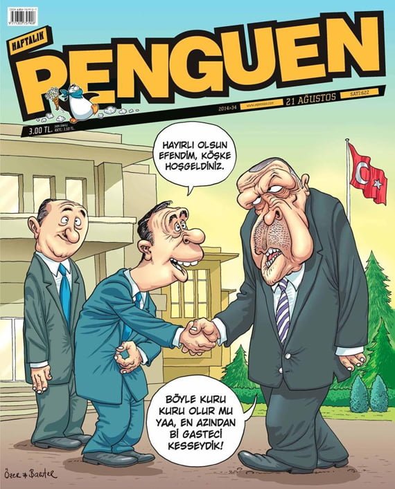 Two Turkish cartoonists fined for insinuating that Erdogan is gay