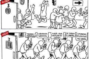 Saliendo de ver una de superhéroes