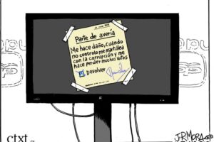 Mariano Rajoy devuelve el plasma