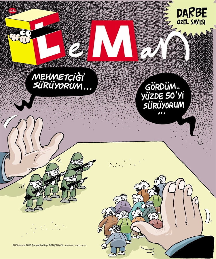 Türk polisi Leman dergisinin dağıtımını engelledi