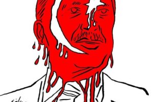 38のツイッターアカウントを含むトルコの禁止アドレスリストのトップに漫画。