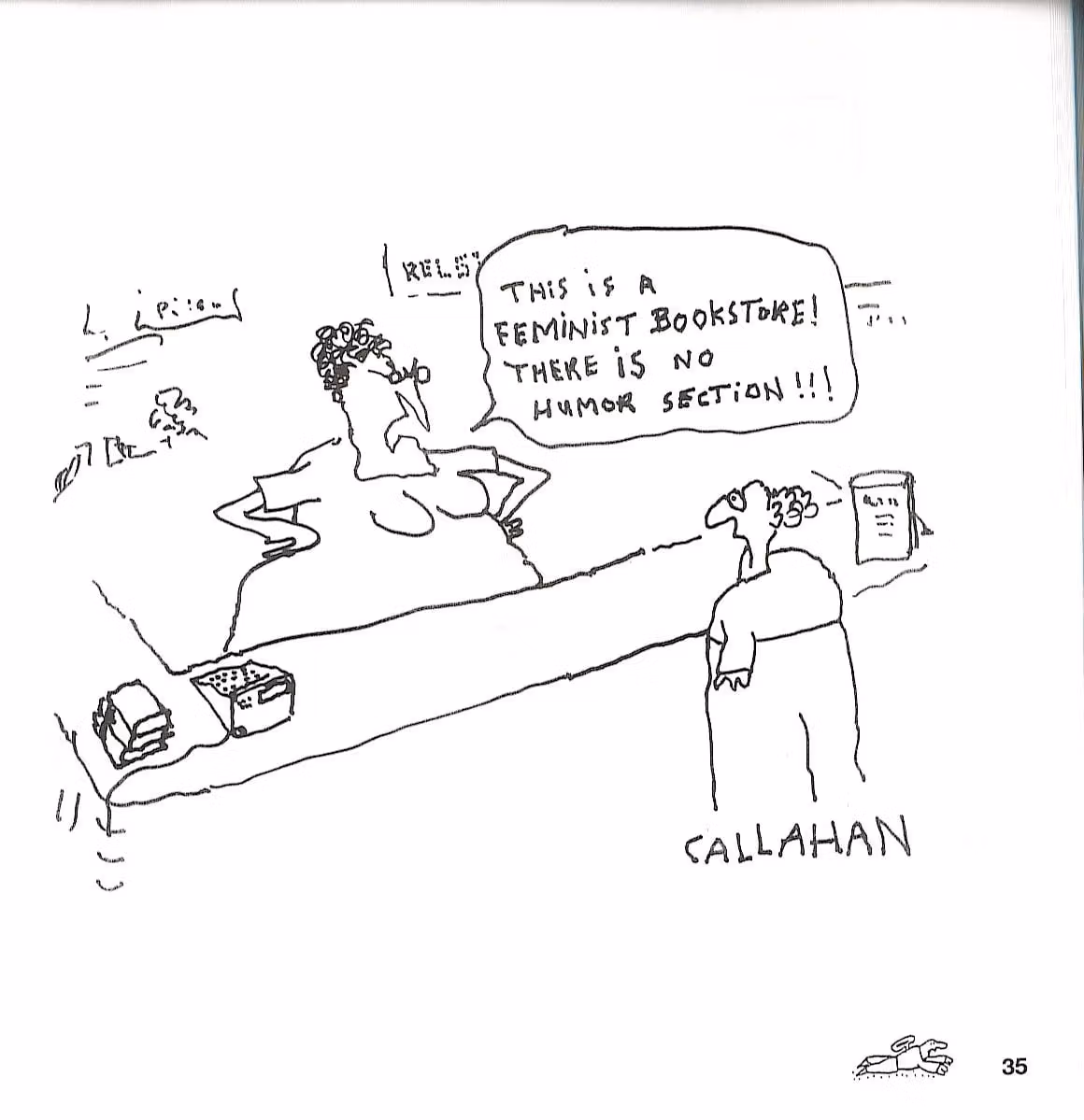 John Callahan, una de sus viñetas