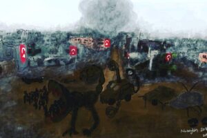 Journalist Zehra Dogan jailed for painting Nusaybin's destruction