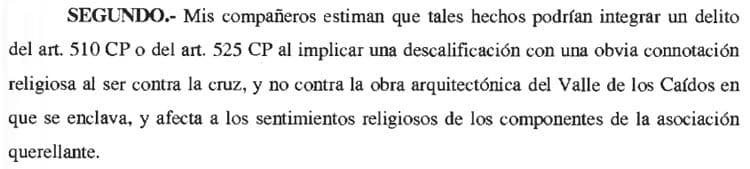 La cruz como excusa 1