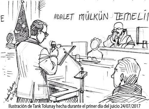 Empieza el juicio contra el dibujante turco Musa Kart