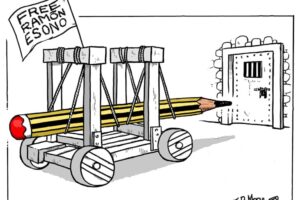 Llamada a dibujantes para pedir la liberación de Ramón Esono