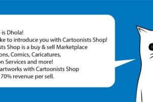 Cartoonists Shop, una tienda de viñetas